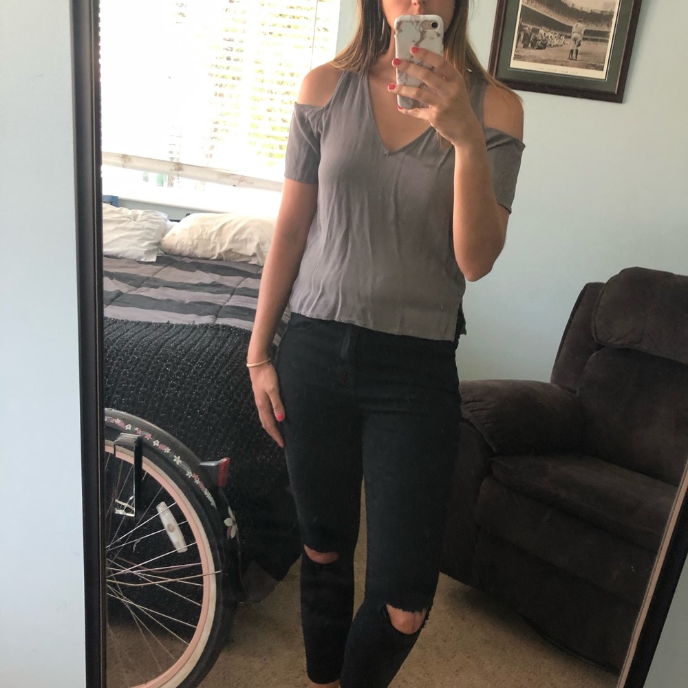 Gray camisole
